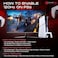 GAMEON 27&rdquo; IPS Gaming Monitor &ndash; FHD 1080p, 240Hz, 0.5ms Response Time, HDMI 2.1 Port, FreeSync G-Sync Support, HDR Ready, Built-in Speakers, Console &amp; PC Gaming Ready, GOESP27240IPS - Black