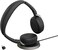 سماعة رأس ستيريو Jabra Evolve2 65 Flex - مزودة بتقنية بلوتوث، ولوحة شحن لاسلكي، وتقنية Jabra ClearVoice لإلغاء الضوضاء، وتقنية إلغاء الضوضاء النشط الهجينة - معتمدة لبرنامج Microsoft Teams - أسود