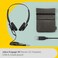 سماعة رأس ستيريو سلكية Jabra Engage 40 مع تحكم مدمج في المكالمات، وتقنية إلغاء الضوضاء بميكروفونين، وكابل USB-A - متوافقة مع جميع منصات الاتصالات الموحدة الرائدة - أسود