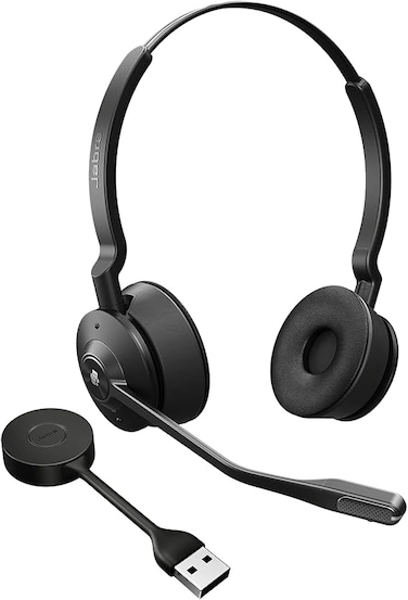 جابرا Engage 55 MS ستيريو USB-A bk، مع Basisstation، Niedriger Energieverbr