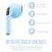 Juice Airphones Pick 'N' Mix Wireless Earbuds, Blue