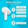 Juiceairphones Play, True Wireless Earbud headphones, 10.5 Hours PlayTime, Charging Case, Rich, Clean &amp; Punchy Sound, Multi-function touch Controls - White