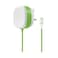 Juice 20 Watt PD Charger With 1.5m integRated Lightning Cable, Apple Lightning Mains Charger, Fast Charge, Apple MFI Certified, Compact Design With Sure Grip Technology- White Green