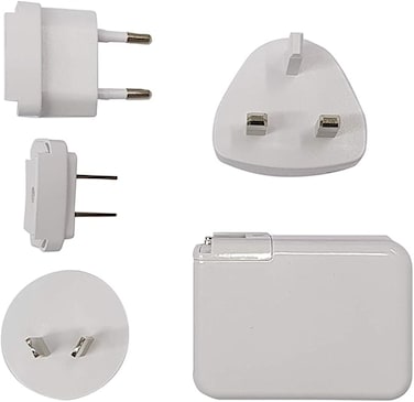 Juice Travel Universal USB Charger With 4 Multi Country Adapters, 4.8A - White