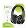 Juice Cans Go Wireless Headphones &ndash; Bluetooth Over Ear Headphones With 16H PlayTime, Foldable Design, On-Ear Controls, AUX Cable For Wired Use &ndash; Black