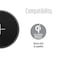 شاحن لاسلكي سريع بتقنية Qi من Juice، بقوة 10 واط، متوافق مع سلسلة iPhone وسلسلة Samsung وسماعات AirPods، حامل شحن لاسلكي عالمي