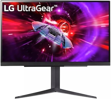شاشة ألعاب LG 27GR83Q-B - شاشة UltraGear QHD (2560 × 1440) مقاس 27 بوصة بتقنية IPS وزمن استجابة 1 مللي ثانية (GtG) ومعدل تحديث 240 هرتز، متوافقة مع تقنية NVIDIA G-SYNC