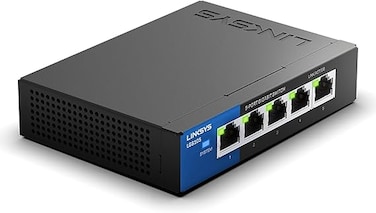 مفتاح إيثرنت جيجابت مكتبي للأعمال من لينكسيس LGS105 ذو 5 منافذ LGS105-ME-RTL