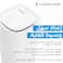 نظام Linksys Velop Pro WiFi 6E Mesh MX6202-KE ثلاثي النطاق - شبكة لاسلكية معرفية بسرعة 5.4 جيجابت في الثانية وتردد 6 جيجاهرتز - تغطية منزلية تصل إلى 550 مترًا مربعًا و200 جهاز - عبوة من قطعتين