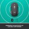 ماوس لاسلكي Logitech Signature M650 للأعمال، مناسب للأيدي الصغيرة والمتوسطة، مزود بتقنية Logi Bolt، وبلوتوث، وعجلة SmartWheel - رمادي