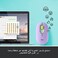 ماوس لوجيتك POP، ماوس لاسلكي مزود برموز تعبيرية قابلة للتخصيص، تقنية SilentTouch، تمرير دقيق/سريع، تصميم صغير الحجم، بلوتوث، منفذ USB، متوافق مع أجهزة متعددة وأنظمة تشغيل متعددة - Daydream، نعناع