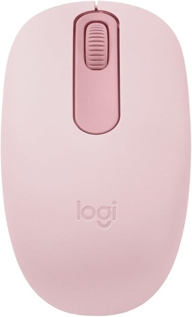 Logitech M196 Bluetooth Wireless Mouse, Compact And Portable Mouse For Laptops, Tablets And More, 12-Month Battery, Smooth Tracking, Compatible With PC And Mac, Windows And macOS - Rose