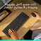 مجموعة لوحة مفاتيح وماوس لاسلكيين صامتين من لوجيتك MK295 بتقنية SilentTouch، لوحة أرقام كاملة، تتبع بصري متطور، اتصال لاسلكي بدون تأخير، ضوضاء أقل بنسبة 90%، لوحة مفاتيح بتقنية الواقع المعزز