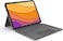 Logitech Combo Touch iPad Air (4th, 5th gen - 2020, 2022) Keyboard Case - Detachable Backlit Keyboard With Kickstand, Trackpad, Smart Connector, QWERTY UK, Graphite