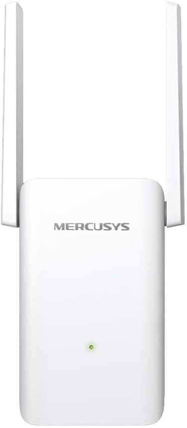 موسع نطاق واي فاي 6 ثنائي النطاق TP-Link Mercusys ME80X، بسرعة 3000 ميجابت في الثانية، منفذ جيجابت واحد وهوائيان خارجيان، وضع نقطة وصول مدمج، تثبيت سهل بضغطة زر واحدة، دعم تطبيقات الجوال