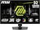 شاشة الألعاب MSI MAG 322URDF E16، مقاس 32 بوصة، بدقة 4K UHD (3840x2160)، بتقنية IPS سريعة الاستجابة (0.5 مللي ثانية)، وتقنية DisplayHDR 400 لحماية العين، وتقنية AI Vision، ومنفذ HDMI 2.1 ثنائي الوضع،