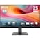 شاشة MSI Pro MP251 E2 للألعاب والمكاتب، مقاس 24.5 بوصة، بتقنية IPS ودقة 1920 × 1080 (FHD)، معدل تحديث 120 هرتز، مزامنة تكيفية، تدعم تقنية HDR، مزودة بمنافذ HDMI وVGA وDisplayPort، قابلة للتركيب