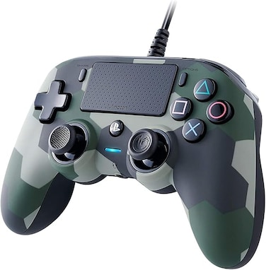 Nacon Compact PS4 Wired Controller - Camo Green
