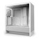 NZXT H5 Flow 2024 - هيكل كمبيوتر ألعاب ATX متوسط ​​الحجم - تدفق هواء عالٍ - مروحتان 120 مم مرفقتان - يدعم مشعات تبريد أمامية 360 مم وعلوية 240 مم - نظام إدارة الكابلات - زجاج مقوى - أبيض