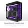 علبة NZXT H6 Flow RGB، طراز CC-H61FB-R1، علبة كمبيوتر مدمجة ثنائية الحجرات متوسطة الحجم، مزودة بنظام تهوية، تتضمن 3 مراوح RGB مقاس 120 مم، وألواح زجاجية بانورامية، وألواح تهوية عالية الأداء