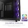 علبة NZXT H6 Flow RGB، طراز CC-H61FB-R1، علبة كمبيوتر مدمجة ثنائية الحجرات متوسطة الحجم، مزودة بنظام تهوية، تتضمن 3 مراوح RGB مقاس 120 مم، وألواح زجاجية بانورامية، وألواح تهوية عالية الأداء