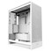 NZXT H7 Flow 2024 - علبة كمبيوتر متوسطة الحجم ATX بتصميم انسيابي - مزودة بثلاث مراوح 120 مم مثبتة مسبقًا - CM-H72FW-01 - تدعم تركيب مراوح سفلية لتبريد وحدة معالجة الرسومات بشكل منفصل - نظام إدارة الكا