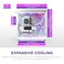 NZXT H9 Flow RGB (2025) - علبة كمبيوتر كبيرة الحجم ذات حجرتين ATX متوسطة الحجم - تتضمن مروحة RGB مقاس 420 مم ومروحة مقاس 120 مم - تدعم مشعات تبريد مقاس 420 مم - زجاج مقوى - أبيض