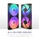 NZXT F240 RGB Core - 240mm Single-Frame Fan Unit With 2 x 120mm RGB Fans - Speed &amp; Lighting Control - High Static Pressure &amp; Airflow - Fluid Dynamic Bearings - 8 aRGB LEDs Per Fan - Black