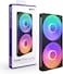 NZXT F240 RGB Core - 240mm Single-Frame Fan Unit With 2 x 120mm RGB Fans - Speed &amp; Lighting Control - High Static Pressure &amp; Airflow - Fluid Dynamic Bearings - 8 aRGB LEDs Per Fan - Black