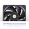 مروحة NZXT F360X عالية الأداء بإطار واحد - 3 مراوح PWM RGB بحجم 120 مم لحافظة الكمبيوتر - أقصى تدفق للهواء وضغط ثابت - إطار وأجنحة من البولي كربونات السائلة - محمل مغناطيسي ديناميكي سائل - أسود