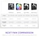 مروحة NZXT F360X عالية الأداء بإطار واحد - 3 مراوح PWM RGB بحجم 120 مم لحافظة الكمبيوتر - أقصى تدفق للهواء وضغط ثابت - إطار وأجنحة من البولي كربونات السائلة - محمل مغناطيسي ديناميكي سائل - أسود