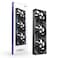 مروحة NZXT F360X عالية الأداء بإطار واحد - 3 مراوح PWM RGB بحجم 120 مم لحافظة الكمبيوتر - أقصى تدفق للهواء وضغط ثابت - إطار وأجنحة من البولي كربونات السائلة - محمل مغناطيسي ديناميكي سائل - أسود