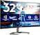 شاشة ألعاب فيليبس 32M1C5200W، مقاس 31.5 بوصة، منحنية، دقة 1920×1080، FHD، معدل تحديث 240 هرتز، لوحة VA، زمن استجابة 0.5 مللي ثانية MPRT، (منفذان HDMI 2.0، منفذ DisplayPort 1.2)، تدعم Adaptive Sync