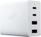 شاحن Razer USB-C GAN - شاحن سريع محمول (منفذان USB-C، منفذان USB-A بمنافذ أمريكية وأوروبية وبريطانية) من Mercury
