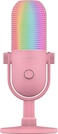Razer Seiren V3 Chroma RGB USB Microphone: Stream &amp; Game Reactive Lighting, Tap-to-Mute Sensor, Condenser Mic, Digital Gain Limiter &amp; Shock Absorber, PC, Discord, OBS Studio, XSplit - Quartz