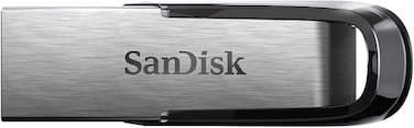 محرك أقراص فلاش SanDisk Ultra Flair بسعة 128 جيجابايت، منفذ USB 3.0، سرعة قراءة 150 ميجابايت/ثانية