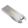 محرك أقراص فلاش SanDisk Ultra Luxe USB Type-A USB 3.2 بسعة 1 تيرابايت (يدعم USB 3.2 Gen 1 و USB 3.0، سرعة نقل بيانات تصل إلى 400 ميجابايت/ثانية، حماية بكلمة مرور، برنامج استعادة البيانات) تصميم معدني