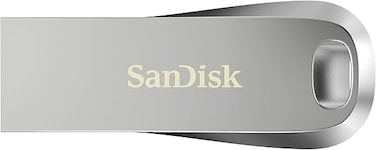 محرك أقراص فلاش SanDisk Ultra Luxe USB Type-A USB 3.2 بسعة 1 تيرابايت (يدعم USB 3.2 Gen 1 و USB 3.0، سرعة نقل بيانات تصل إلى 400 ميجابايت/ثانية، حماية بكلمة مرور، برنامج استعادة البيانات) تصميم معدني