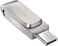 محرك أقراص SanDisk Ultra Dual Drive Luxe USB Type-C بسعة 128 جيجابايت - سرعة نقل بيانات 150 ميجابت/ثانية، USB 3.1 Gen 1