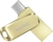 محرك أقراص SanDisk Ultra Dual Drive Luxe، ذهبي، سعة 128 جيجابايت، سرعة نقل بيانات تصل إلى 400 ميجابايت/ثانية، منفذ USB 3.2 من الجيل الأول، ضمان لمدة عامين