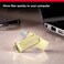 محرك أقراص SanDisk Ultra Dual Drive Luxe بسعة 256 جيجابايت بمنفذ USB Type-C - SDDDC4-256G-G46GD، ذهبي
