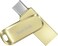 محرك أقراص SanDisk Ultra Dual Drive Luxe بسعة 256 جيجابايت بمنفذ USB Type-C - SDDDC4-256G-G46GD، ذهبي
