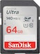 بطاقة ذاكرة SanDisk Ultra UHS I سعة 64 جيجابايت، سرعة نقل بيانات 140 ميجابايت/ثانية، متوافقة مع كاميرات DSLR والكاميرات عديمة المرآة، ضمان لمدة 10 سنوات