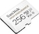 بطاقة ذاكرة فيديو microSDXC عالية التحمل من سانديسك بسعة 256 جيجابايت مع محول لكاميرات السيارات وأنظمة المراقبة المنزلية - C10، U3، V30، 4K UHD، بطاقة ذاكرة microSD - SDSQQNR-256G-GN6IA