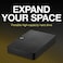 قرص صلب خارجي محمول من سيجيت إكسبانشن بسعة 4 تيرابايت - 2.5 بوصة USB 3.0، لأجهزة ماك والكمبيوتر الشخصي مع خدمات استعادة البيانات (STKM4000400)