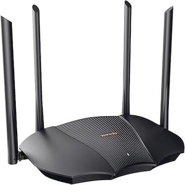 جهاز توجيه Tenda TX9 Pro WiFi 6، جهاز توجيه ذكي ثنائي النطاق جيجابت 802.11ax AX3000، أمان شبكة WPA3، يدعم IPv6، شريحة Intel + OFDMA، رقابة أبوية، TX9Pro.
