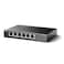 مفتاح TP-Link ذو 6 منافذ إيثرنت سريع 10/100 ميجابت في الثانية بتقنية PoE، 4 منافذ PoE+ بقوة 67 واط، توصيل وتشغيل، هيكل معدني متين مع منافذ محمية، وضع التمديد، وضع الأولوية (TL-SF1006P)