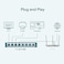 TP-Link 8 Port Gigabit Switch, Easy Smart Managed, Plug &amp; Play, Limited LifeTime Protection, Desktop/Wall-Mount, Sturdy Metal w/Shielded Ports, Support QoS, Vlan, IGMP And LAG (TL-SG108E)