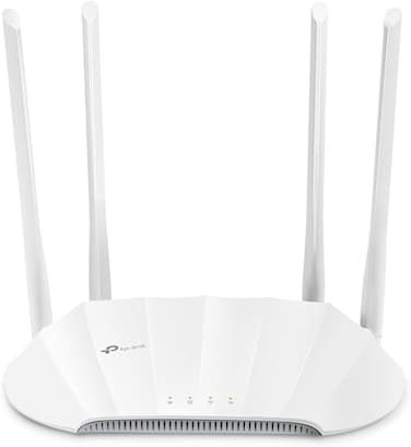 نقطة وصول TP-Link AX1800 ثنائية النطاق جيجابت واي فاي 6 (TL-WA1801) جسر واي فاي مكتبي HE80 وتقنية Beamforming يدعم وضع Multi-SSID/Client/Range Extender 4 هوائيات ثابتة PoE سلبي