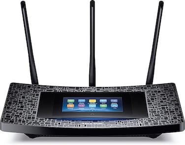 جهاز توجيه TP-Link AC1900 بشاشة لمسية وواي فاي جيجابت